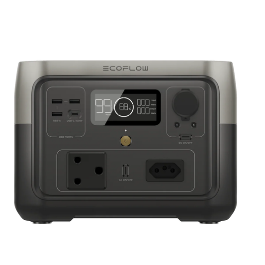 EcoFlow RIVER 2 Max 512Wh Portable Power Station - SA Plug Points