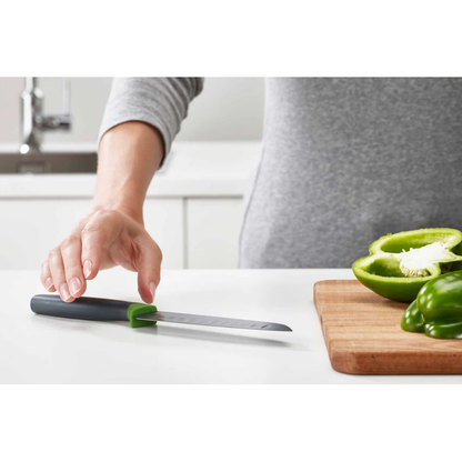 Joseph Joseph DoorStore Knives Elevate Set with Knife Block 3M Adhesive Wall and Cabinet Door Mount