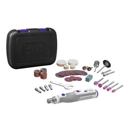 Black & Decker 27Wh Gen 9.5 Cordless Pet Dustbuster Hand Vacuum and 7.2V Cordless Rotary Pet tool Bundle
