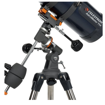 Celestron ASTROMASTER 114EQ Including Motor Drive & Smartphone Adapter