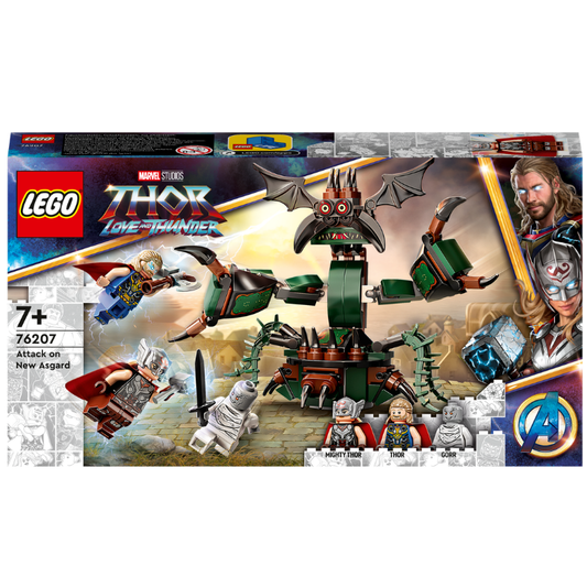 LEGO® Marvel Attack on New Asgard 76207 Building Toy Set (159 Pieces)