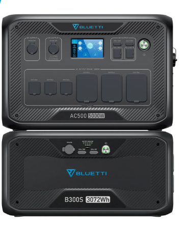 BLUETTI AC500 + B300S Battery | Home Battery Backup