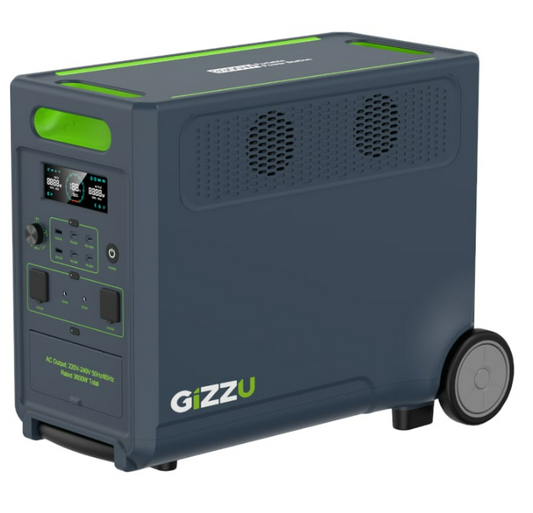 Gizzu Hero Ultra 3840wh/3600w Ups Fast Charge Lifepo4 Portable Power Station