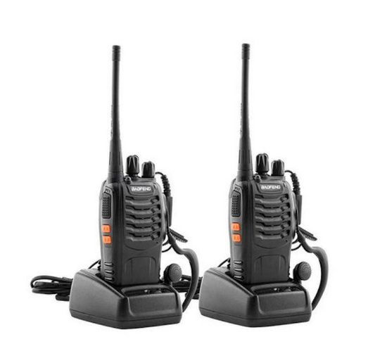 Baofeng 16-Channel UHF Walkie Talkie 2-Way Radio - 2 Piece