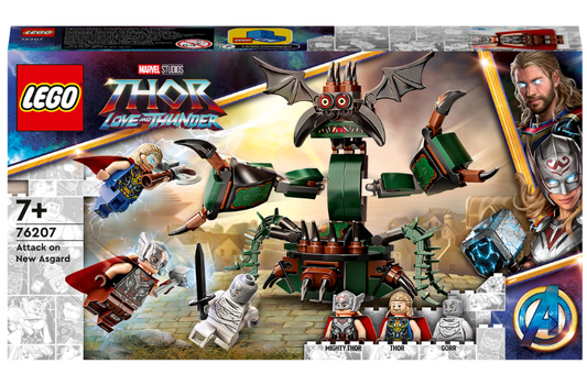 LEGO® Marvel Attack on New Asgard 76207 Building Toy Set (159 Pieces)