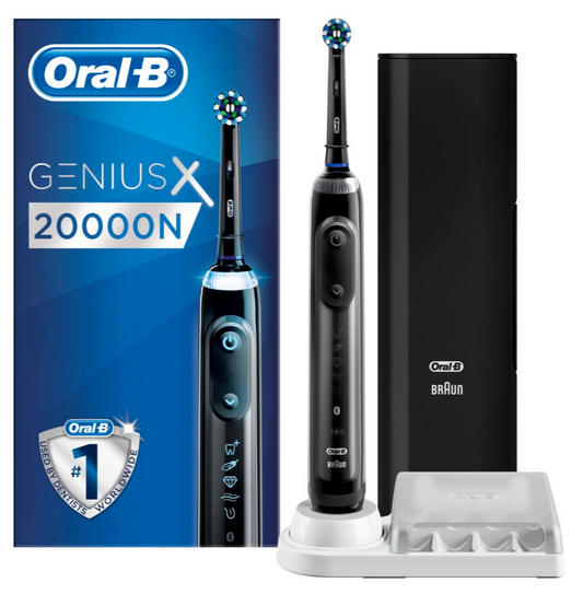 Oral-B Rechargeable Electric Toothbrush - Genius X - Midnight Black