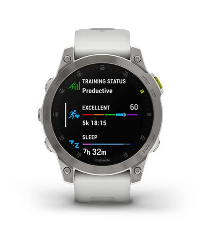 Garmin Epix (Gen 2) Sapphire - White Titanium-Standard Edition