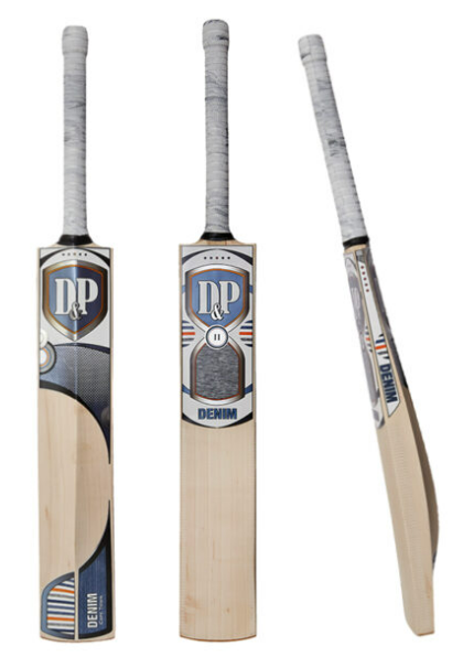 Denim II Wolfie Cricket Bat - English Willow - Brown - Assorted Sizes