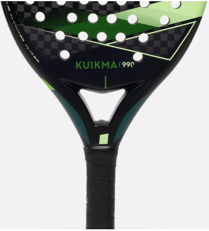 Decathlon Kuikma Padel Racket PR 990 Power Hard Green