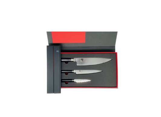 KAI Shun Damascus 3 Piece Knife Set