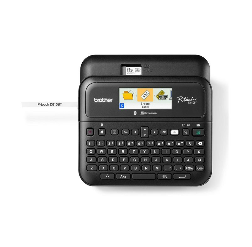 Brother Desktop Bluetooth and PC Connectable Label Printer Color Display