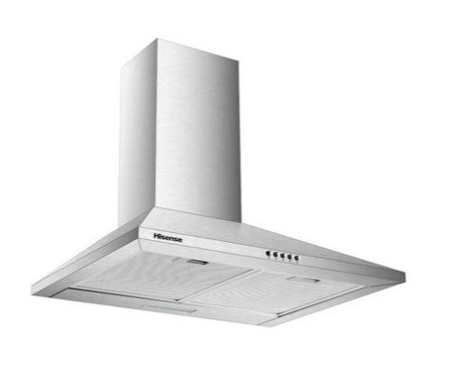 Hisense - 600mm Chimney Extractor Hood - Stainless Steel