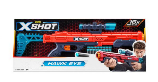 ZURU X-Shot Excel Hawk Eye Blaster (16 Darts)