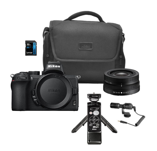 Nikon Z50 Mirrorless Camera Streaming Kit