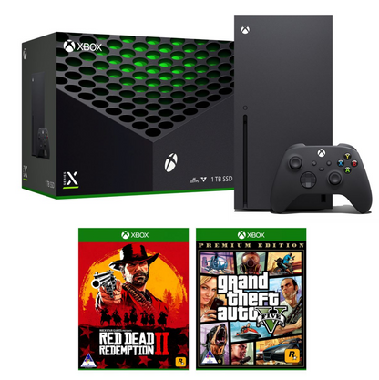 Xbox Series X 1TB Carbon Black Rockstar Bundle