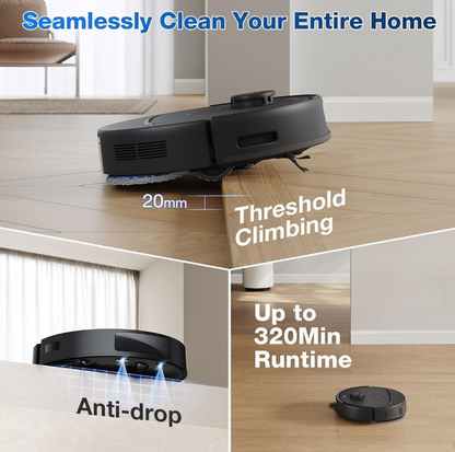 Ecovacs DEEBOT N30 PRO OMNI Robot Vacuum Cleaner - 10 000Pa, 320min Runtime