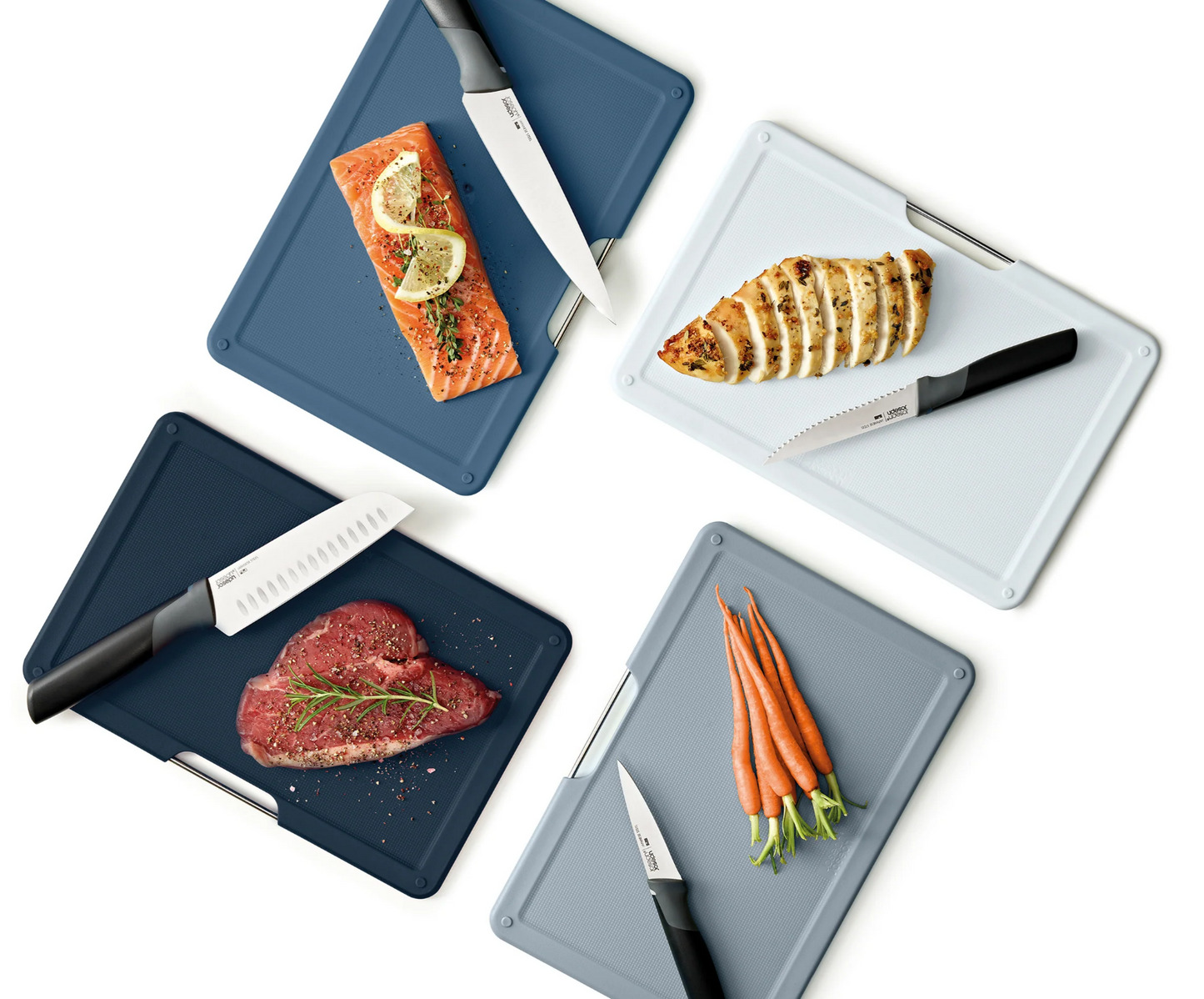 Joseph Joseph Folio™ Plus 8-Piece Knife & Chopping Board Set