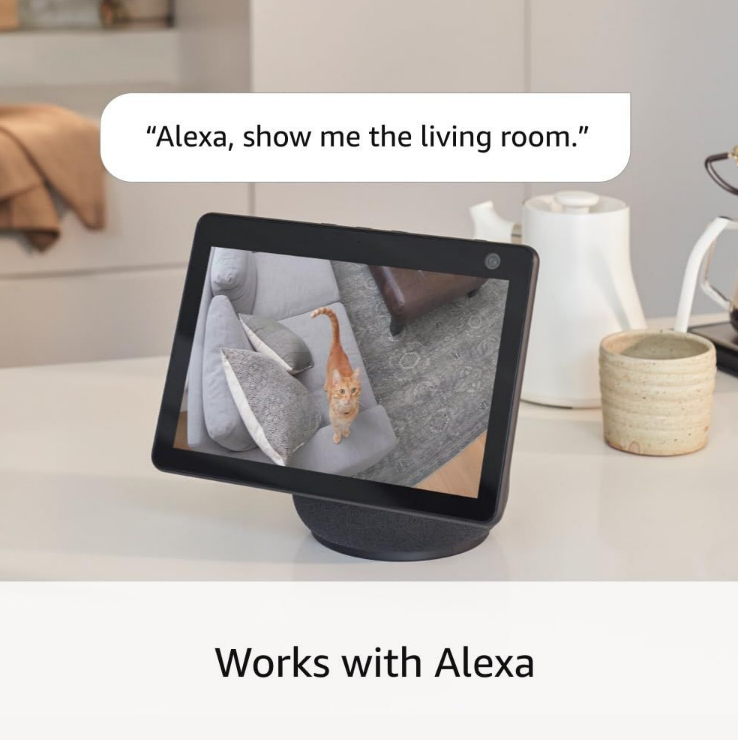 Ring Pan-Tilt Indoor Cam | 1080p HD Video | 360 Pan Coverage