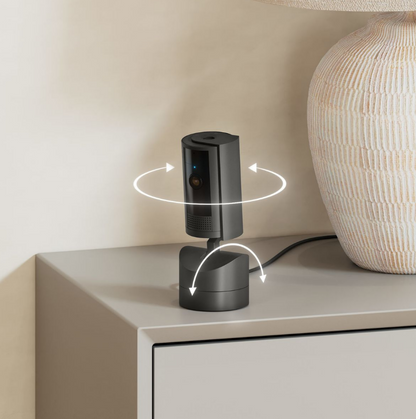 Ring Pan-Tilt Indoor Cam | 1080p HD Video | 360 Pan Coverage