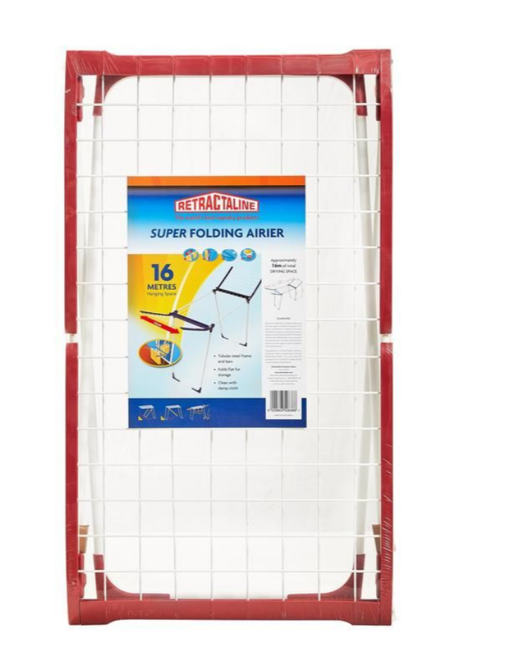 Retractaline - Super Airer Clothes Dryer - 16 m Fold Out