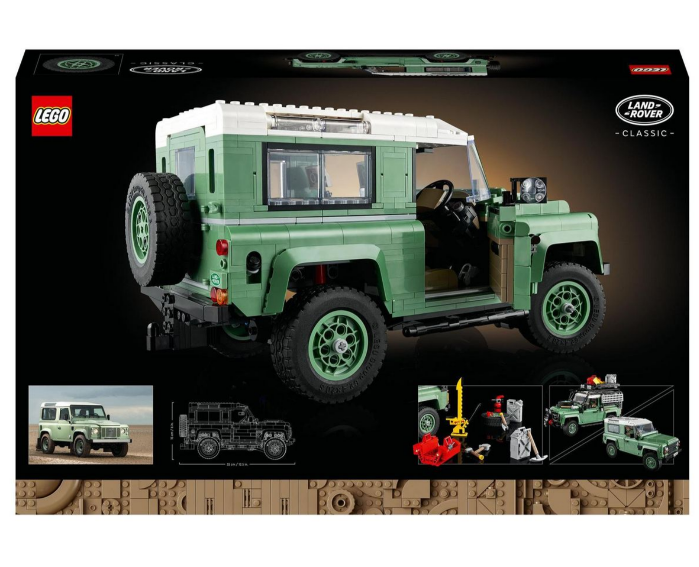LEGO® ICONS Land Rover Classic Defender 90 10317 Building Toy Cars (2,336 Pieces)