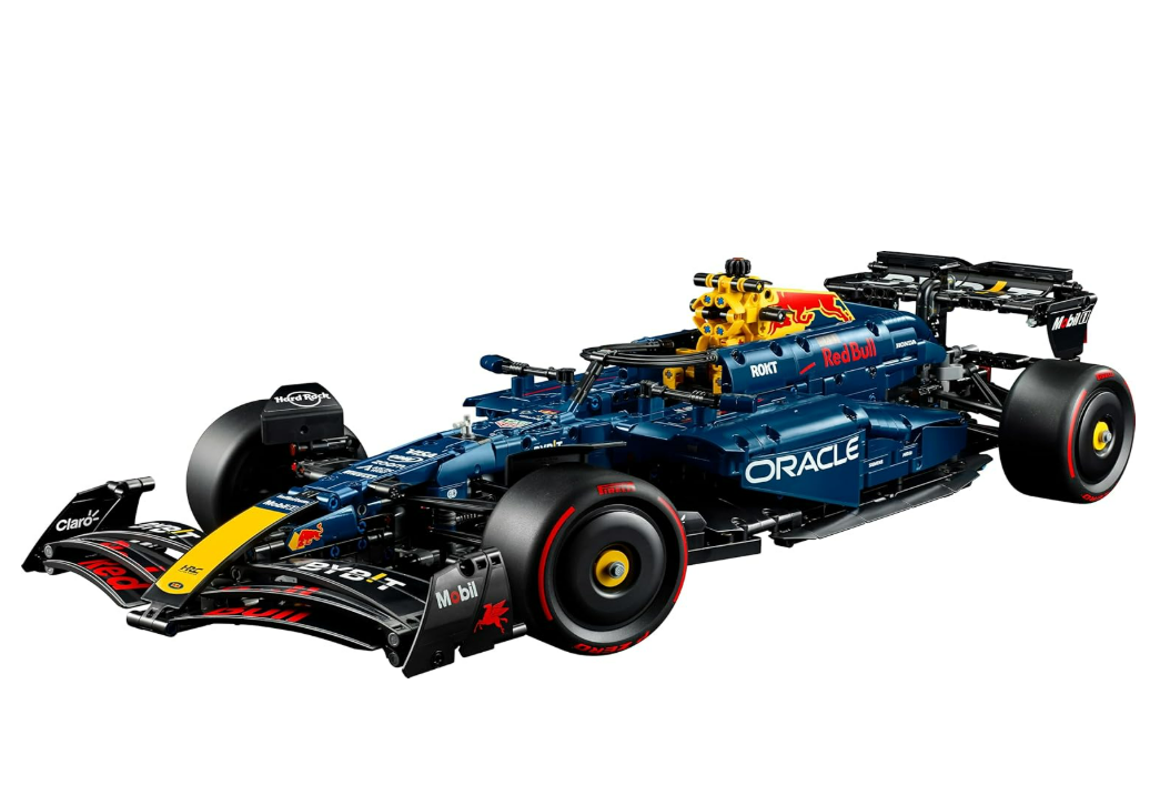 LEGO Technic Oracle Red Bull Racing RB20 F1 Car Model Kit - Collectible Formula 1 Building Set with 1:8 Scale V6 Engine, Gear Box, Steering & DRS - Gift Idea for Adult & Teenage Racing Fans - 42206