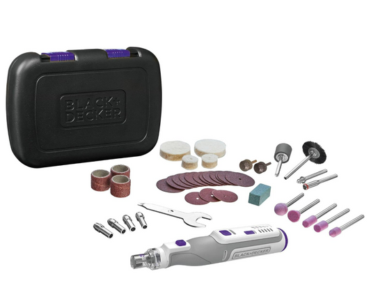 BLACK+DECKER 7.2V Cordless Pet Rotary Tool Set with 35 Accessories (Model: BCRT8IPETK-XJ