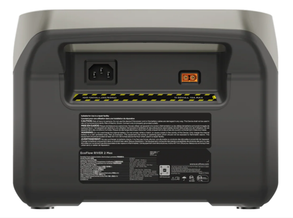 EcoFlow RIVER 2 Max 512Wh Portable Power Station - SA Plug Points