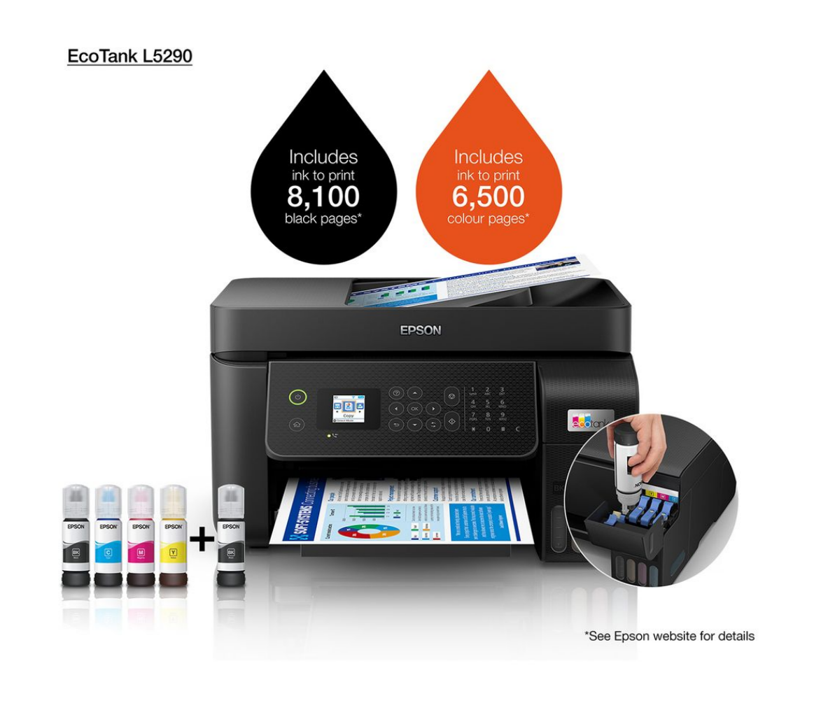 Epson L5290 EcoTank, A4, 4 in 1, Wi-Fi, ADF, Printer