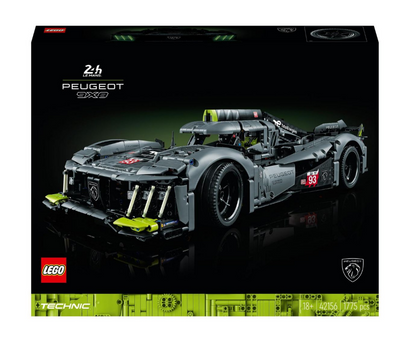 LEGO® Technic™ PEUGEOT 9X8 24H Le Mans Hybrid Hypercar 42156 Building Toy Cars (1,775 Pieces)