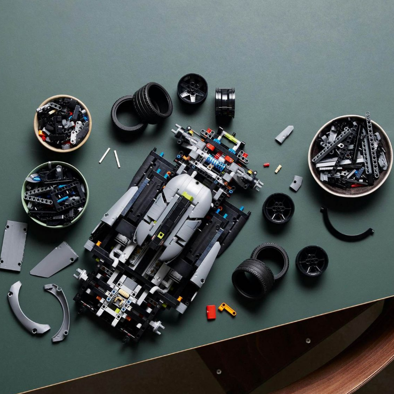 LEGO® Technic™ PEUGEOT 9X8 24H Le Mans Hybrid Hypercar 42156 Building Toy Cars (1,775 Pieces)