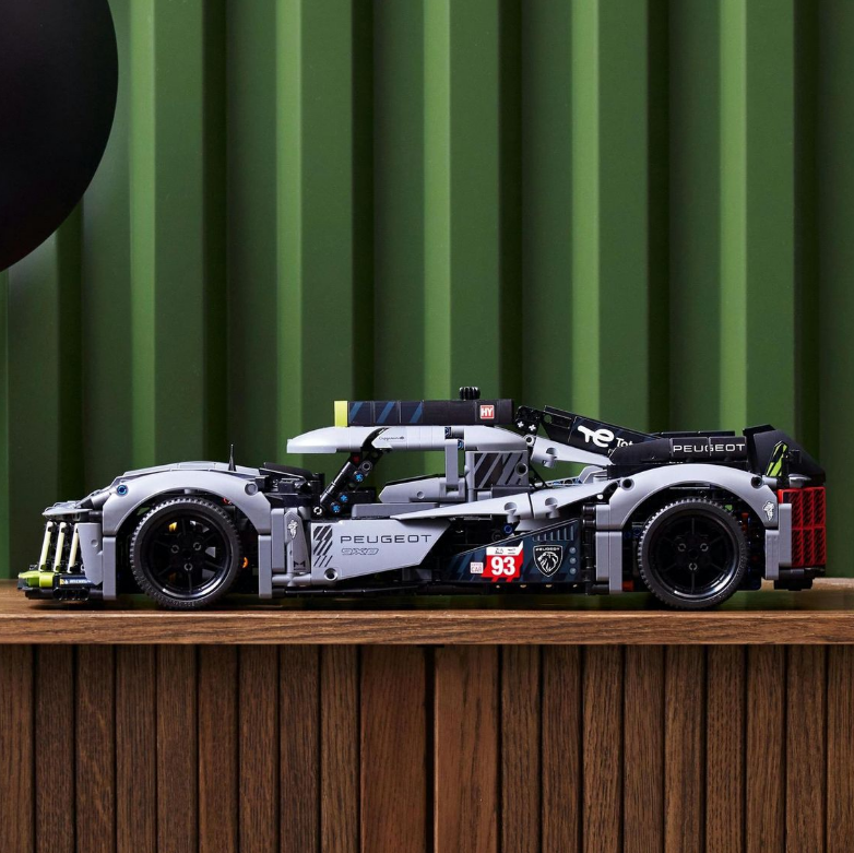 LEGO® Technic™ PEUGEOT 9X8 24H Le Mans Hybrid Hypercar 42156 Building Toy Cars (1,775 Pieces)