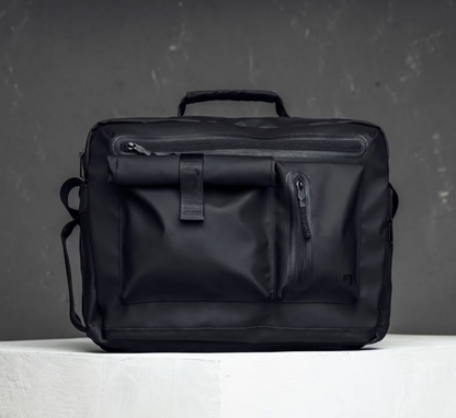 Decathlon 20l Backenger Activ Mblty Urban Walking Messenger Bag Backpack - Black