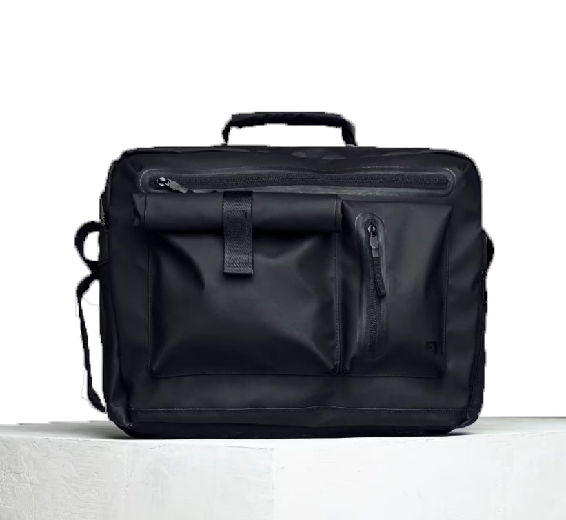 Decathlon 20l Backenger Activ Mblty Urban Walking Messenger Bag Backpack - Black