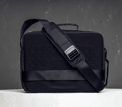 Decathlon 20l Backenger Activ Mblty Urban Walking Messenger Bag Backpack - Black