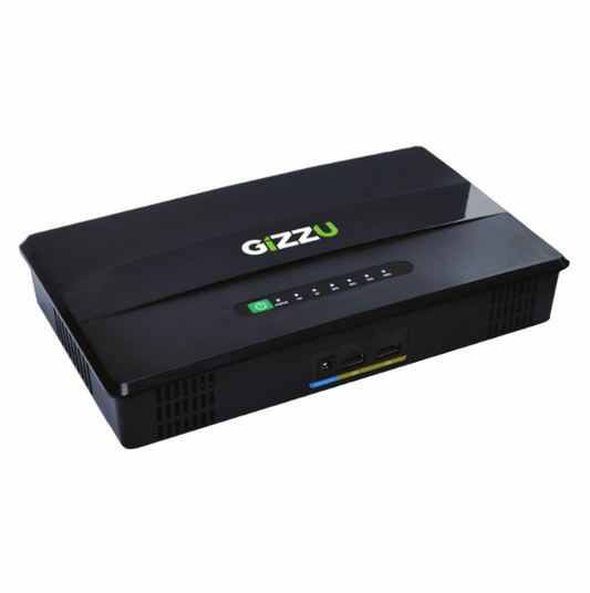 GIZZU 60W 69Wh 21600mAh Mini POE DC UPS LifePO4 – Black