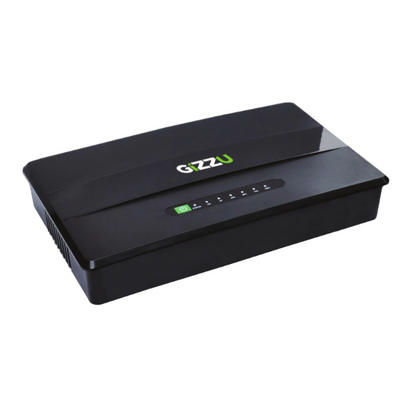 GIZZU 30W 38Wh 10400mAh Mini DC UPS – Black