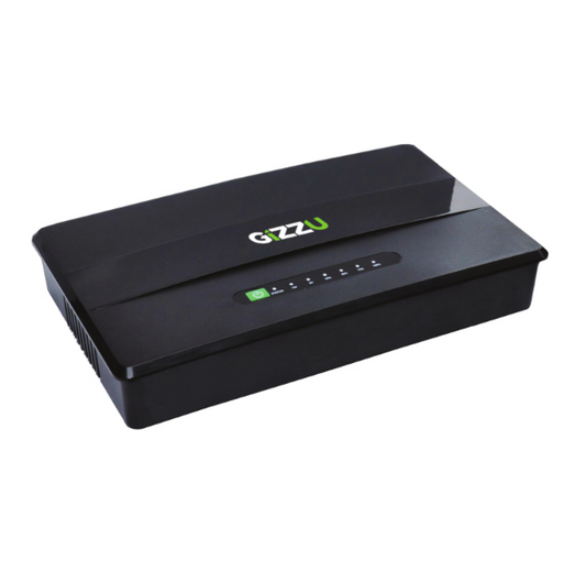GIZZU 30W 38Wh 10400mAh Mini DC UPS – Black