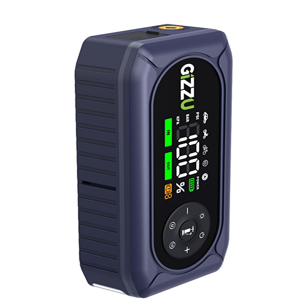 Gizzu 4-in-1 Jump Starter & Air Compressor