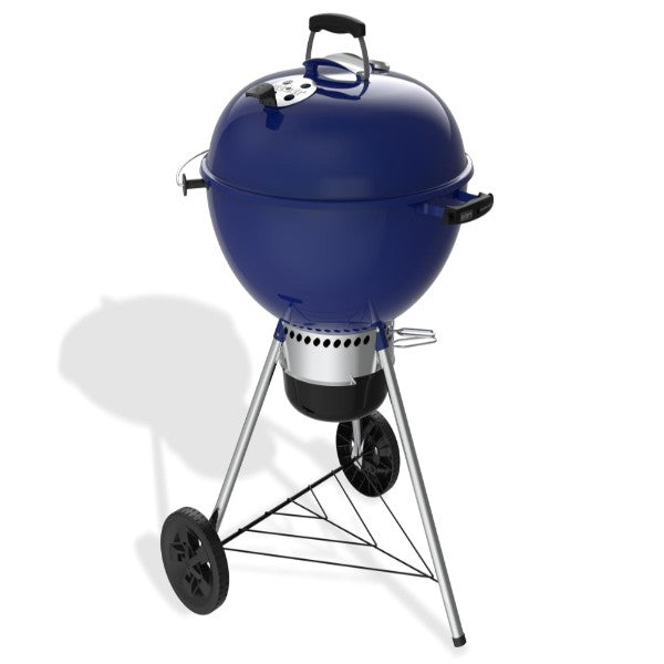 Weber Master Touch Charcoal Barbecue, 57 cm Diameter, Deep Ocean Blue