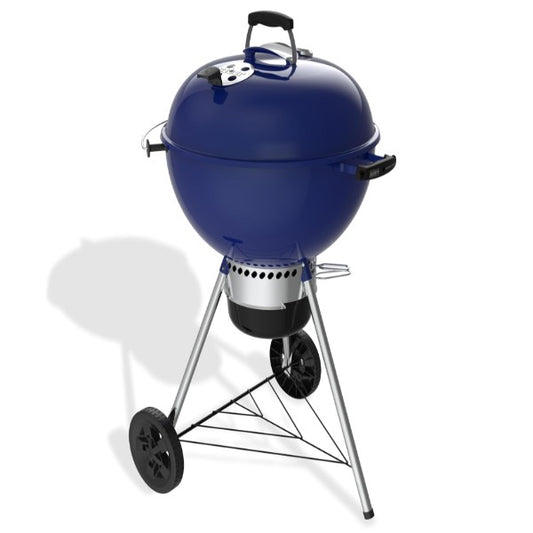 Weber Master Touch Charcoal Barbecue, 57 cm Diameter, Deep Ocean Blue