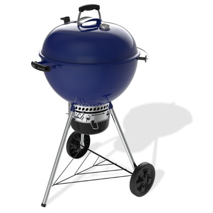 Weber Master Touch Charcoal Barbecue, 57 cm Diameter, Deep Ocean Blue