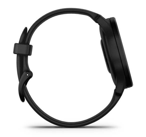 Garmin Vívomove® Sport GPS Smartwatch Black Case and Silicone Band with Slate Accents