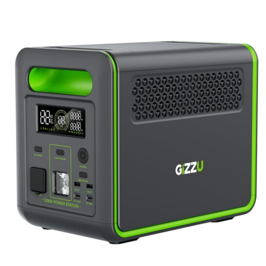 Gizzu Hero Max 1000W 1024Wh UPS Power Station - Black