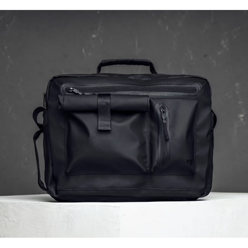 Decathlon 20l Backenger Activ Mblty Urban Walking Messenger Bag Backpack - Black