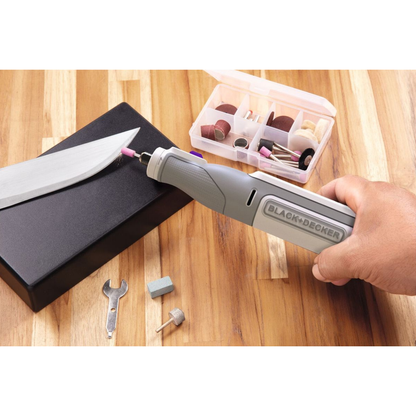 Black & Decker 27Wh Gen 9.5 Cordless Pet Dustbuster Hand Vacuum and 7.2V Cordless Rotary Pet tool Bundle