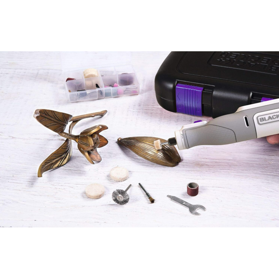 BLACK+DECKER 7.2V Cordless Pet Rotary Tool Set with 35 Accessories (Model: BCRT8IPETK-XJ