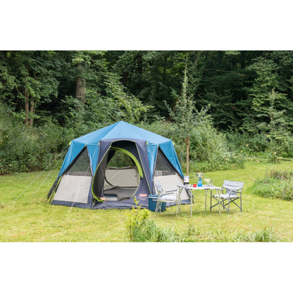 Coleman Octagon 8 Person Darkroom Family Camping Dome Tent