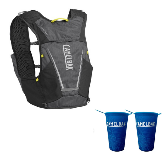 CamelBak 1L Nano Trail Running Vest with 2x Flasks and Collapsible Cups