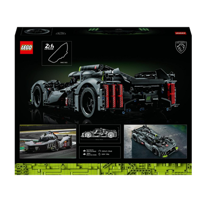 LEGO® Technic™ PEUGEOT 9X8 24H Le Mans Hybrid Hypercar 42156 Building Toy Cars (1,775 Pieces)